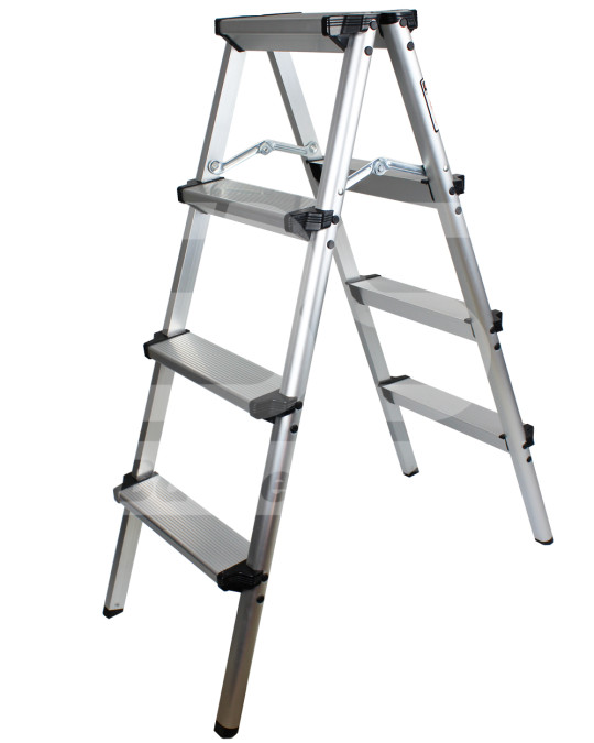 Echelle de ménage double face 2x4 marches photo