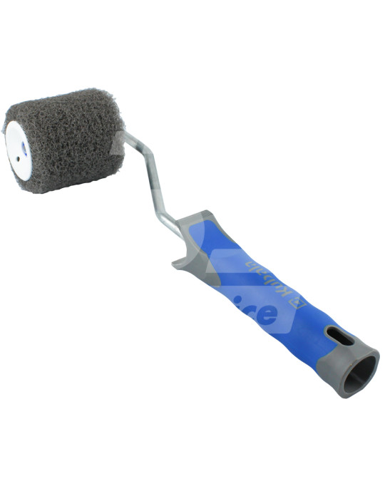 Валик малярний для шпаклівки та нанесення фінішного покриття 80 мм з ручкою 8 мм ворс 16 мм Kubala фото