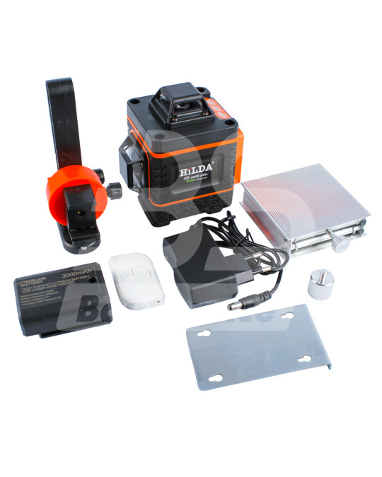 Рівень лазерний 16 ліній orange зелений промінь LS083 фото