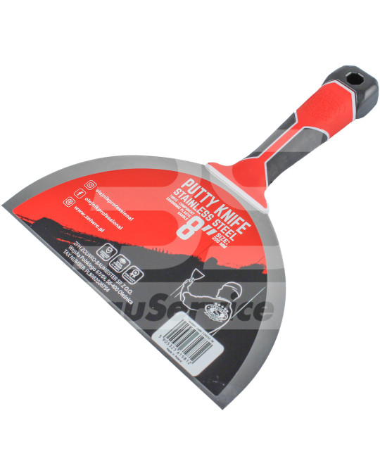 Шпатель 200 мм нержавіюча сталь ручка гумова Olejnik фото