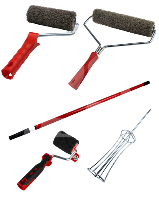 Hengerkészlet gittezéshez és a befejező bevonat felviteléhez Olejnik 5 darab fotó