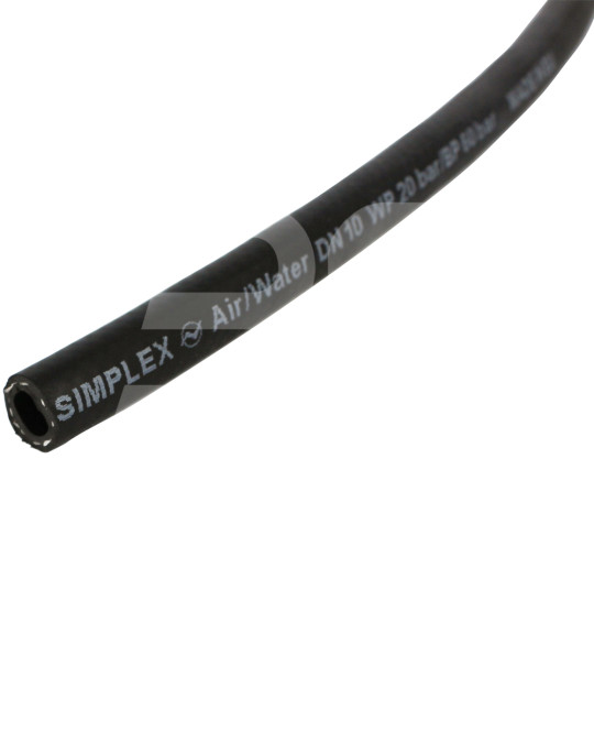 Tubo flessibile da 3/8 "alimentare simplex dn10x3.5 wp 20 bar/bp 60 bar nero foto