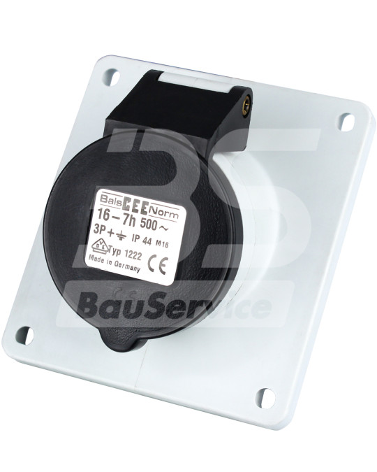 Presa 4x16A da incasso (MT) (presa) PFT nera foto