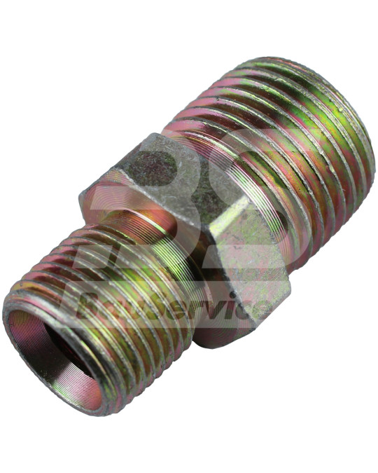 Фитинг 3/8"х1/2" наружная-наружная резьба фото