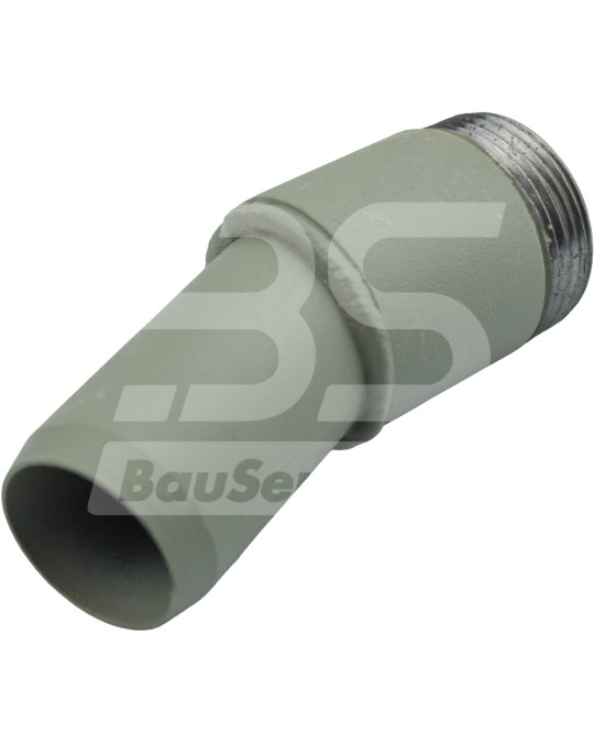 Return pipe of the Putzmeister P13 siphon. photo