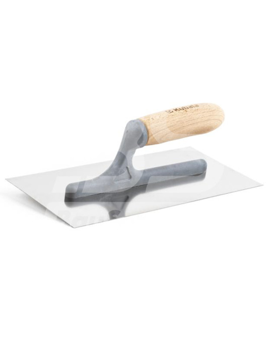 Reibe glatt 130x270 mm, Griff aus Edelstahl, Buche Kubala Foto