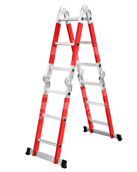 Ladder transformer fiberglass 4x3 steps photo