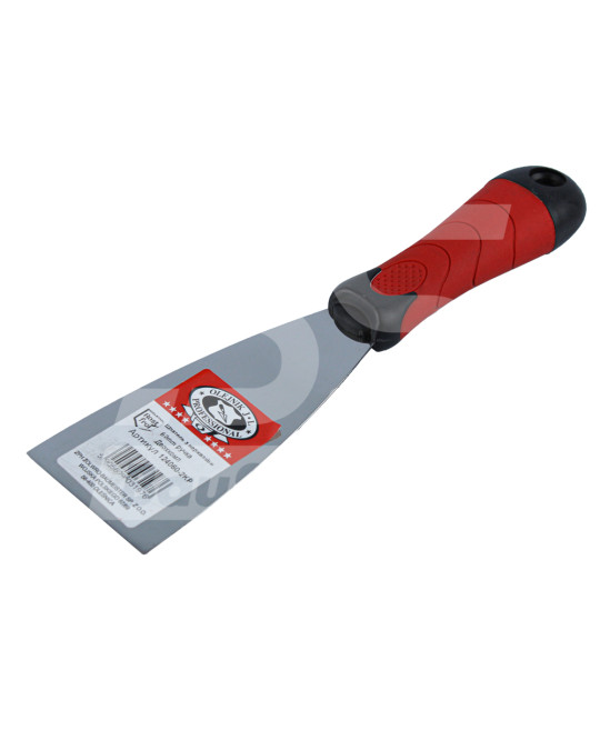 Spatola 60 mm manico in acciaio inox gomma Olejnik foto