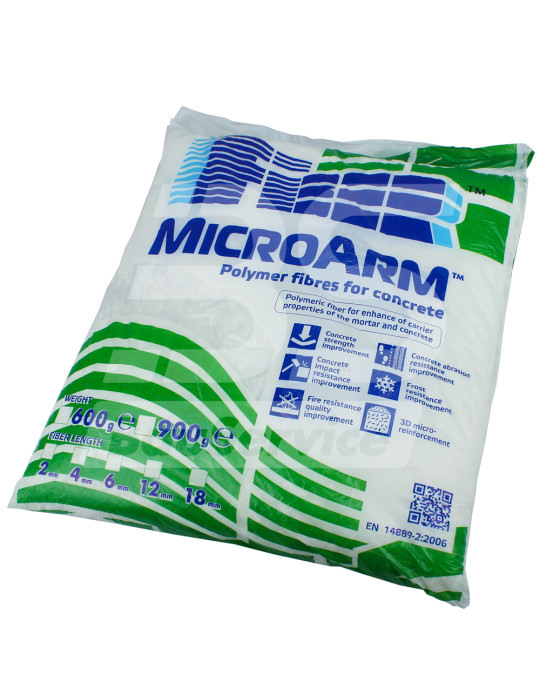 Faser zur Verstärkung von Estrichen Fiber MicroArm 12 mm 0,6 kg Foto
