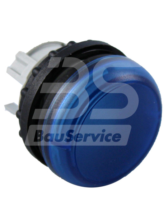Signallampengehäuse blau Foto
