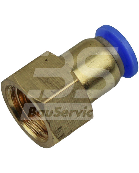 Snelkoppeling 6 mm 1/4" binnendraad foto