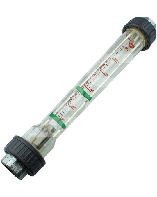 Waterdebietmeter 250 - 2500 l/h PFT G5 (compleet) (bol) foto