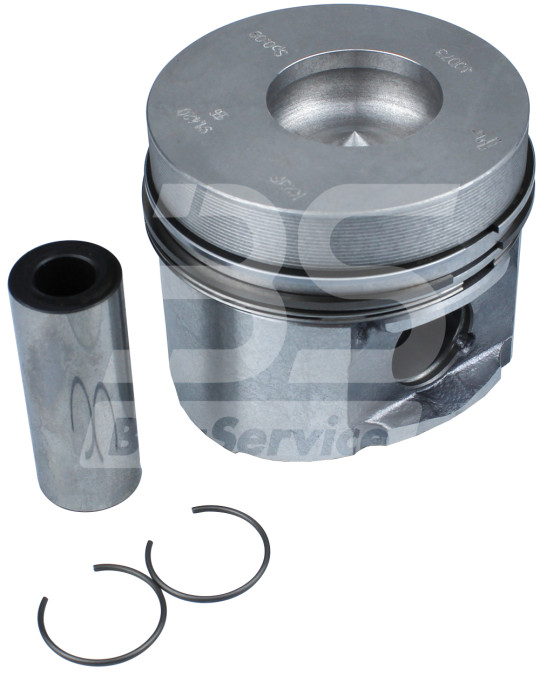 Pistone + spinotto + fasce 91 mm (2 riparazioni 0,50 mm) per motore Deutz F3M1011F KOLBENSCHMIDT foto