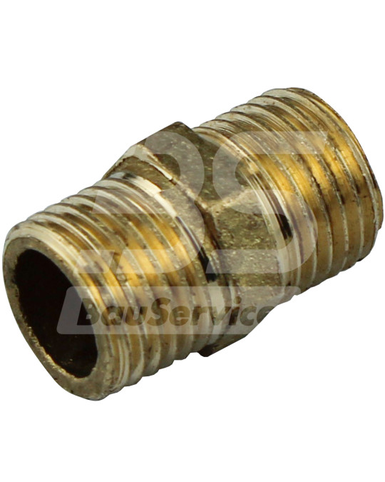 Conexão adaptador niple 1/4" foto