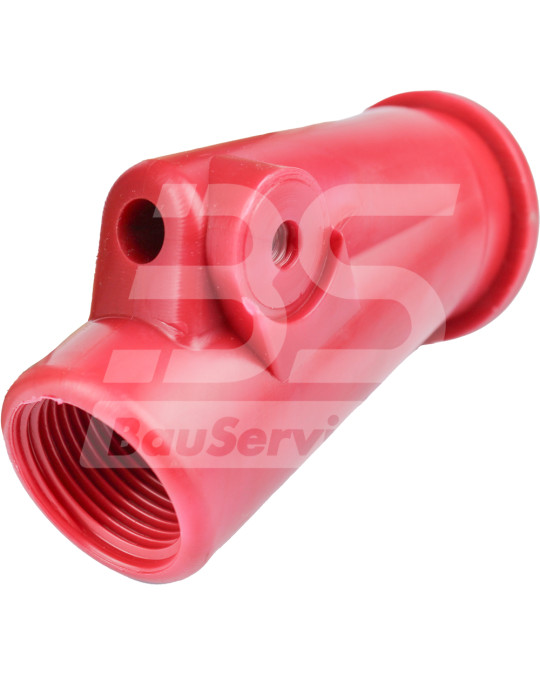 ROȘU Duza pistol din plastic (capăt) 30° (fără tub și aripă) Lorencic foto