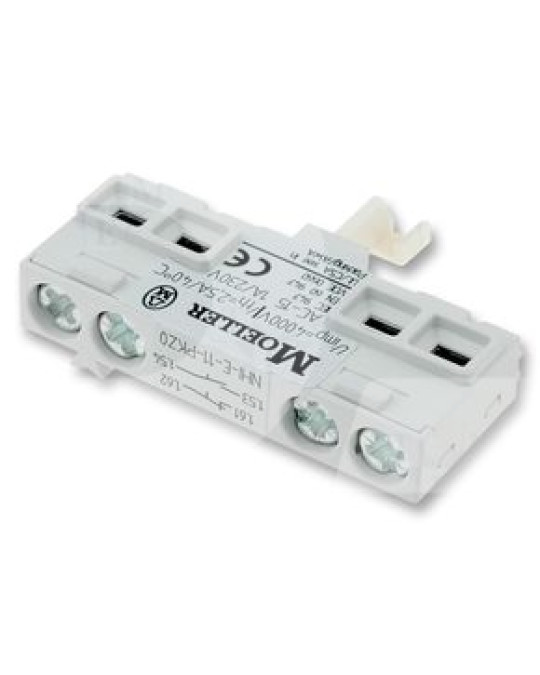 Contato auxiliar NHI11PKZO frontal Eaton foto