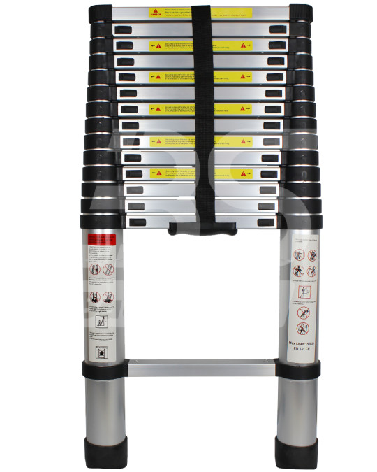 Escada telescópica 15 degraus 4,4 m foto