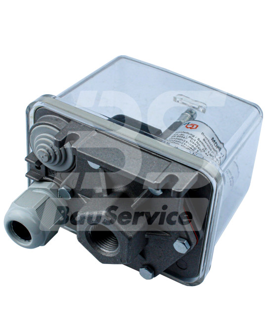 Chave de pressão da água MDR-F 0,22-4 bar (FF4-4) (caso transparente) PFT original foto