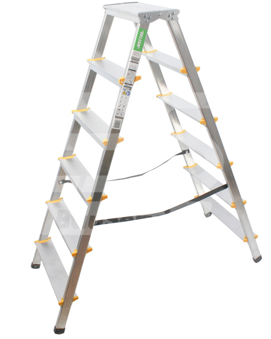 Létra ipari festés 2x5 lépcsős MASTAR (150 kg) fotó