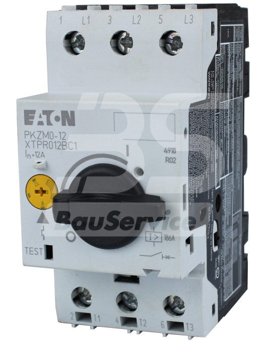 Interruttore salvamotore 0-12A PKZM 0-12 Eaton foto