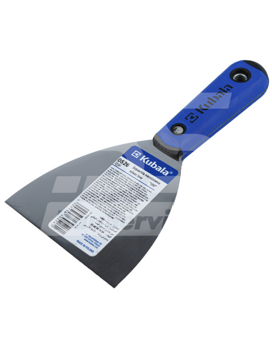 Spatula 100 mm maner din otel inoxidabil cauciucat Kubala SILVER LINE foto