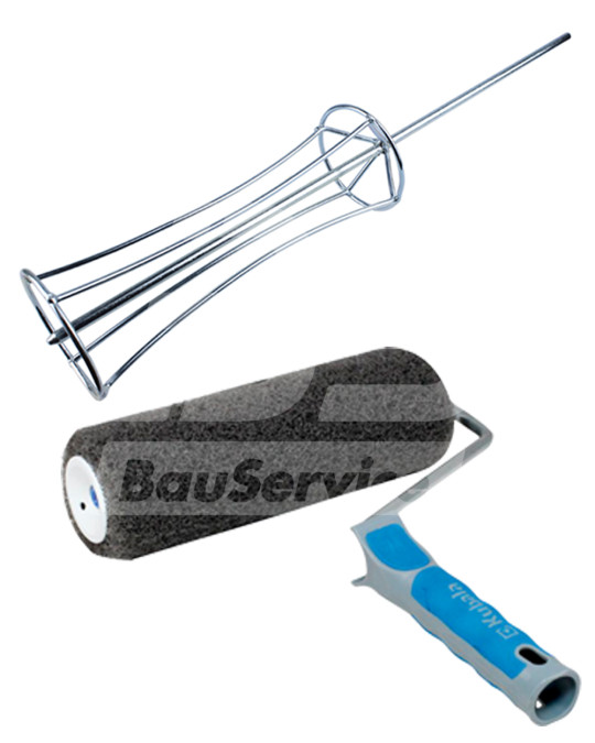 Wałek malarski 230 mm z uchwytem szpachlówka 8 mm + urządzenie do czyszczenia wałków (zestaw) Kubala zdjęcie