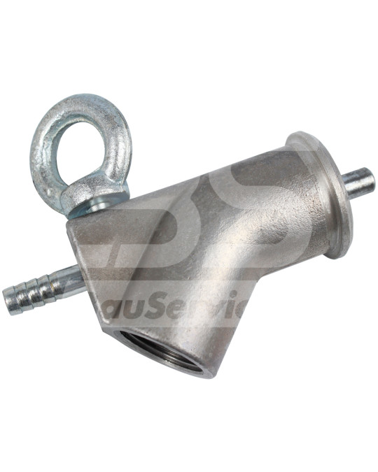 Alumínium pisztolyfúvóka (vég) 45° (szalmával és bárányhússal) fotó