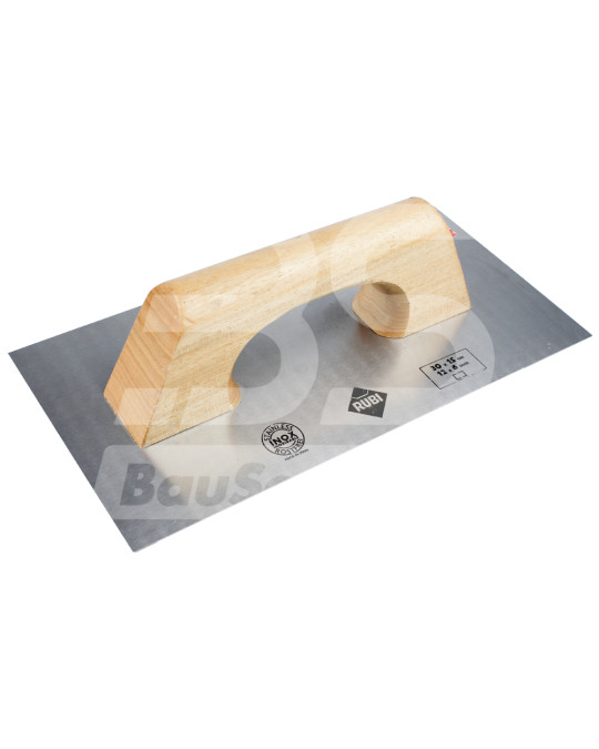 Reibe glatt 300x150 mm Edelstahl mit Holzgriff RUBI Foto