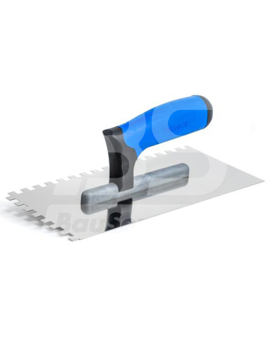 Тертка нержавіюча сталь 130х270 мм зуб 4х4 мм ручка 2К Kubala фото