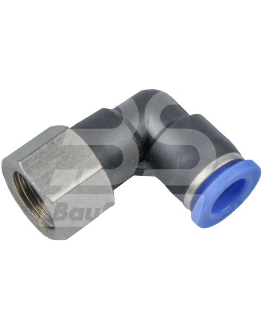 Attacco manometro a canna angolata L 1/4" filetto femmina Putzmeister Original foto