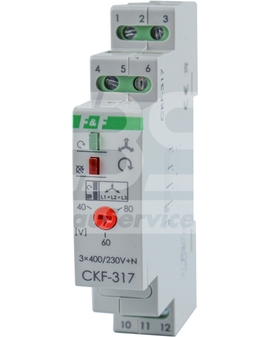 Relé de sequência de fase 200-500V F&F CKF - 317 foto