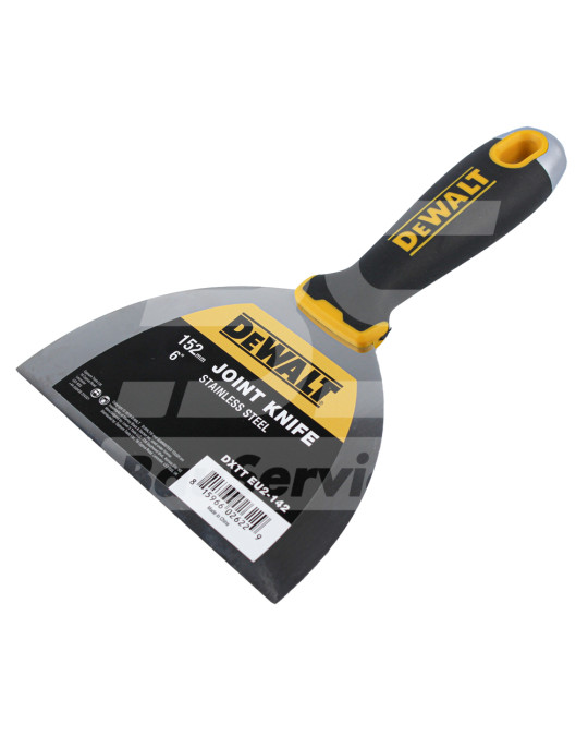Spatola 152 mm 6" manico in acciaio inox gommato DeWalt foto