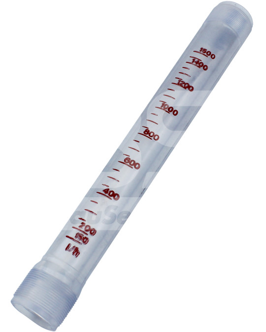 Waterdebietmeterbuis 150-1500 l/u MIXXMANN PET foto