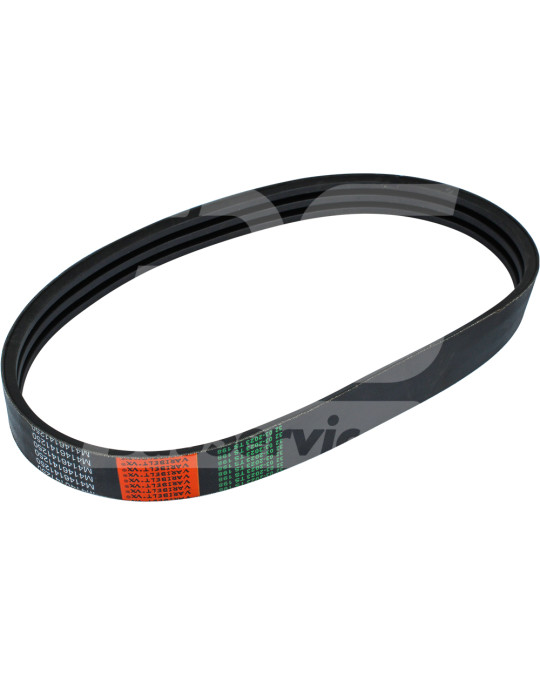 Courroie d'entraînement du tambour à trois nervures L1250 Putzmeister M740/4 / Brinkmann 450/550 photo