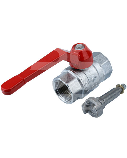 Guindaste 1" pneumático com extensão (na rodovia) Putzmeister Original vermelho foto