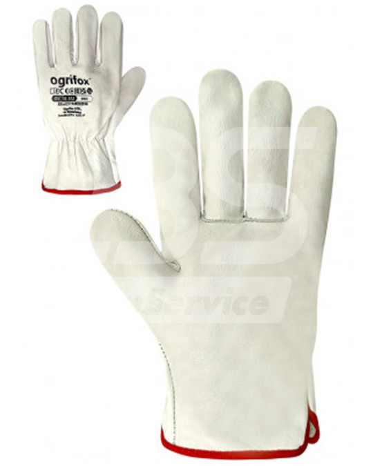 Перчатки рабочие кожаные Ogrifox DRIX 10 (XL) фото