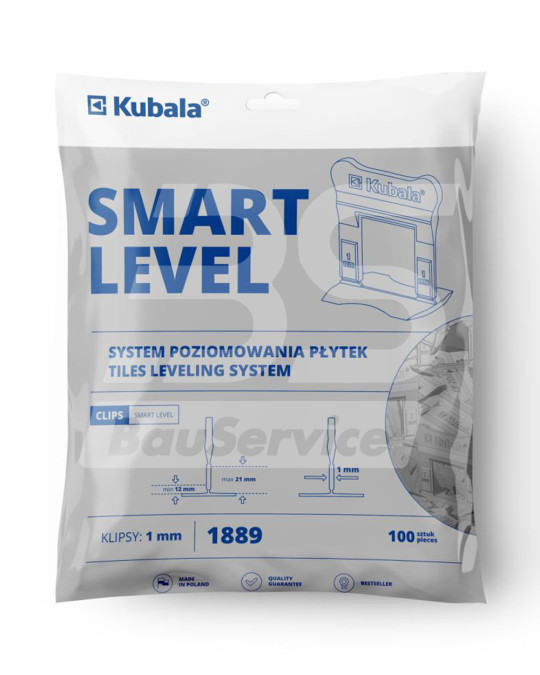 Clips (Klammern) 1,0 mm für Fliesen hoch SMART LEVER Kubala (Packung 100 Stück) Foto