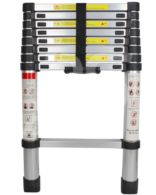 Teleszkópos létra 9 lépcső 2,6 m fotó