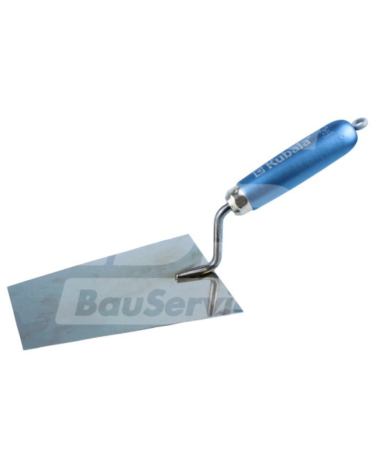Espátula (espátula) reboco 120x180x80 mm cabo trapezoidal inox faia azul Kubala foto