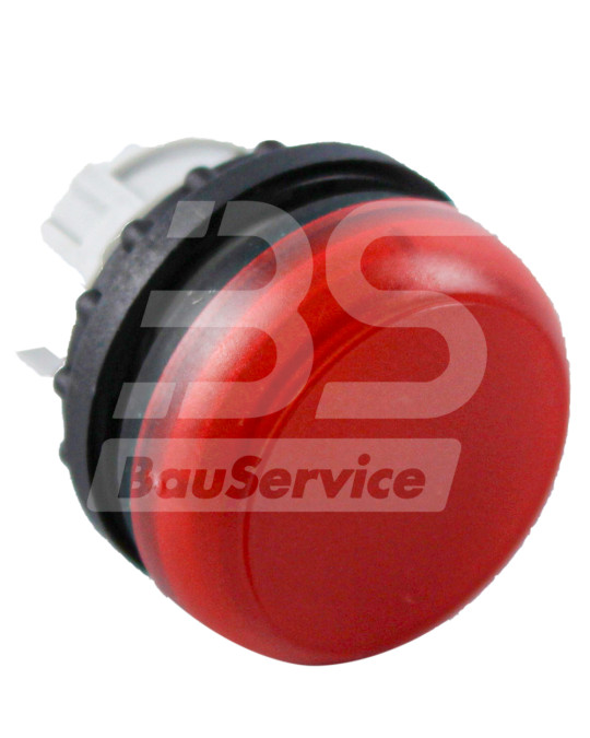 Signallampengehäuse rot Foto