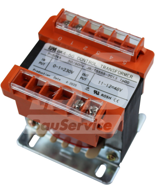 Transformador de controle 230V/48V (50VA) sem fusíveis foto