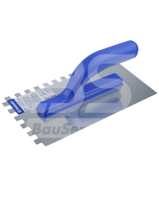 Тертка нержавіюча сталь 130х270 мм зуб 10х10 мм ручка пластмасова Kubala фото