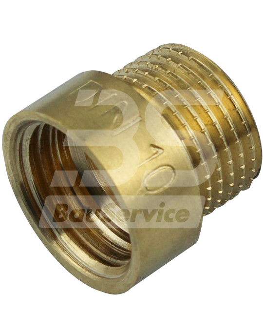 Verlengstuk 1/2" 10 mm binnen-buitendraad foto