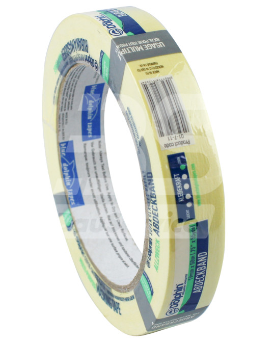 Steet tape 19 mm x 50 m blauwe dolfijn 22118 Multifunctioneel geel foto