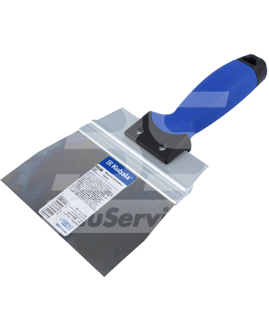 Espátula cabo de aço inoxidável 150 mm emborrachado azul Kubala (0546) foto