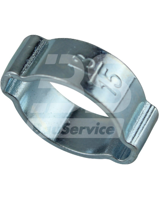 Morsetto a crimpare 8 mm con 2 orecchie 13/15 mm foto