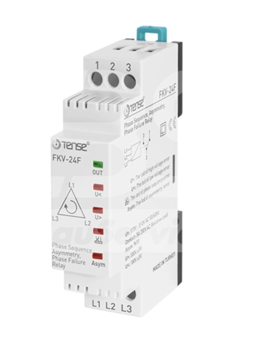 Relé de sequência de fase 200-500V Tenso FKV-24F foto