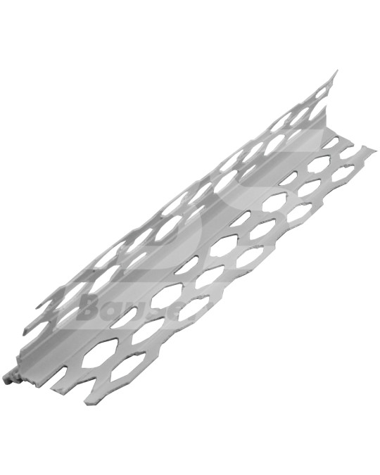 Кутник під штукатурку тип А білий 100% PCV пластик 3 м фото