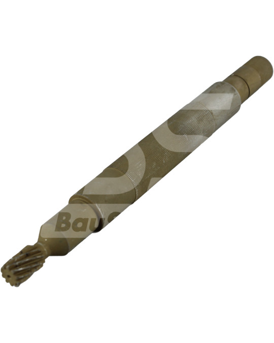 Eixo dentado Z-10 eixo da caixa de engrenagens do motor de alimentação (engrenagem) foto