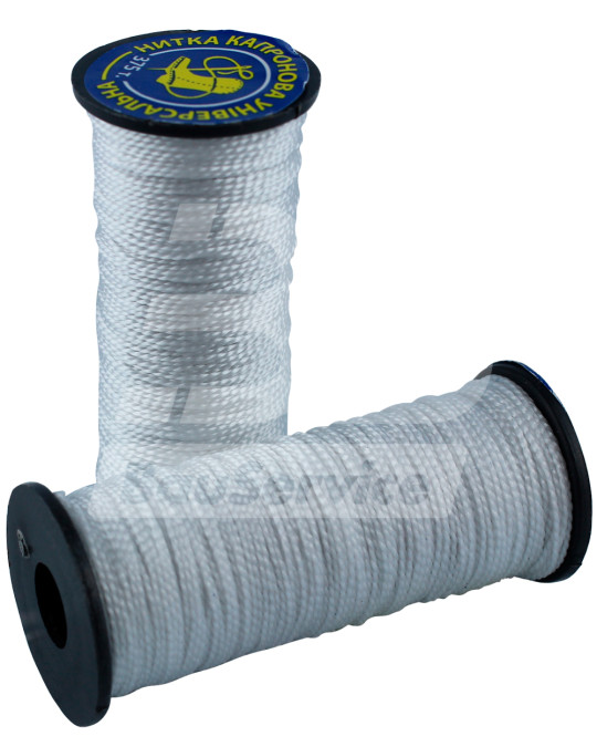 Schoendraad kapron 375 tex wit foto